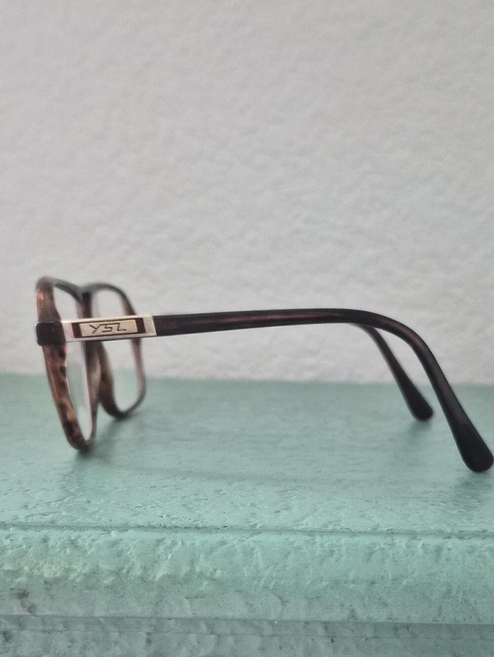 Yves Saint Laurent Vintage Aviator Glasses Tortoise Shell